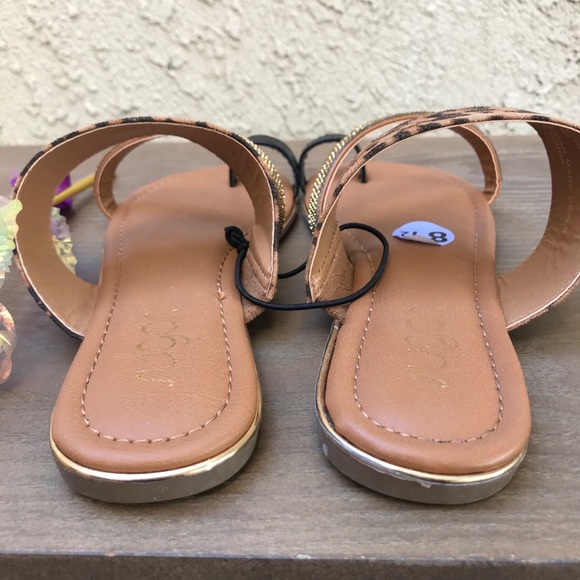 Sugar Flats Sandals Women’s Animal Print 8.5 S New - Picture 7 of 12